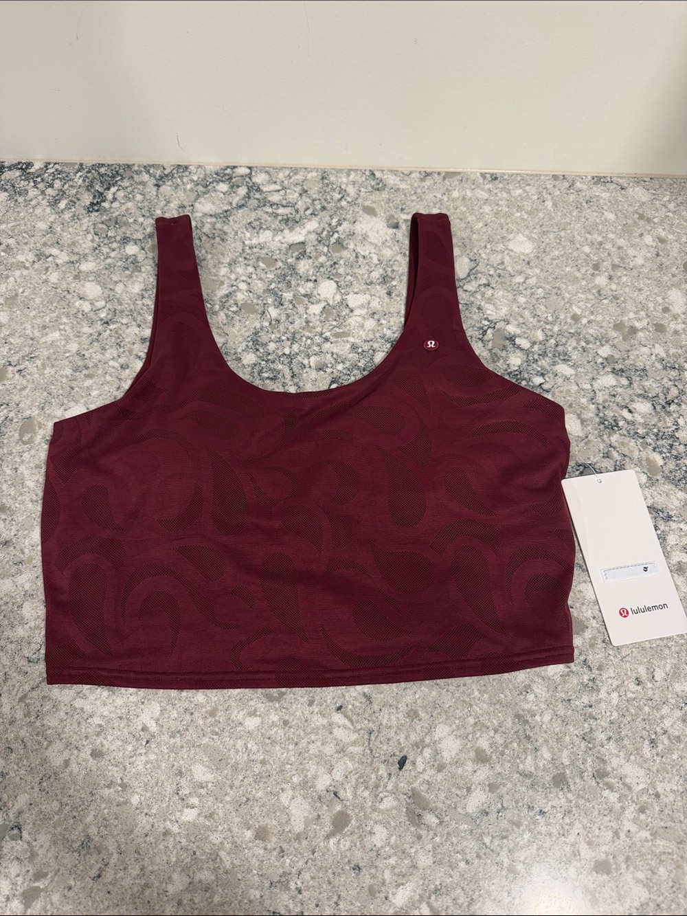 Lululemon Paisley-Mesh Tennis Tank